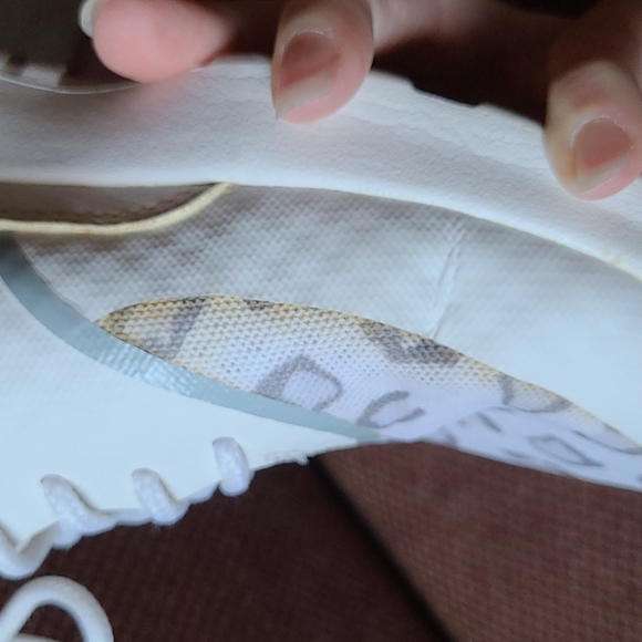 Nike Air Max Theo White w/ Animal Print Women's Sz 10 - Picture 10 of 14